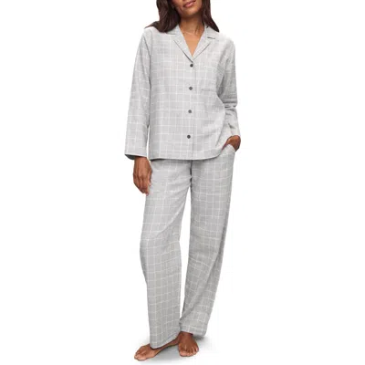 EBERJEY EBERJEY PLAID COTTON FLANNEL PAJAMAS
