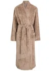 Eberjey Womens Toffee Renew Plush Long Plush Robe Xl In Neutral