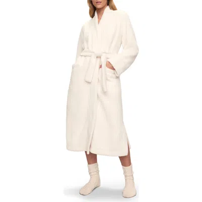 Eberjey Plush Long Robe In Ivory
