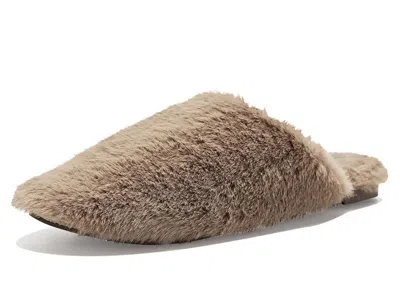 Eberjey Plush Slippers Women's Slippers Toffee: Lg (us 9-10) M, Leather