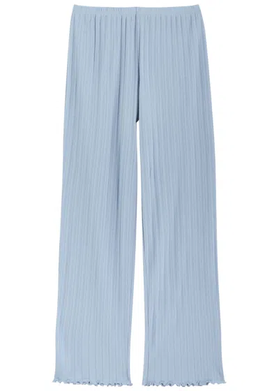 Eberjey Pointelle Cotton-blend Pyjama Trousers