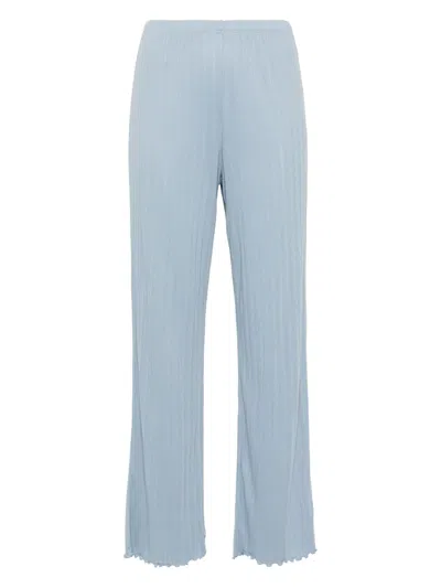 Eberjey Pointelle Trousers In Blue