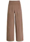 Eberjey Recy Straight-leg Bouclé Trousers In Brown