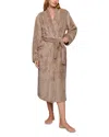 Eberjey Renew Plush Long Sleep Robe In Brown
