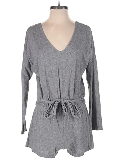 Pre-owned Eberjey Romper In Gray