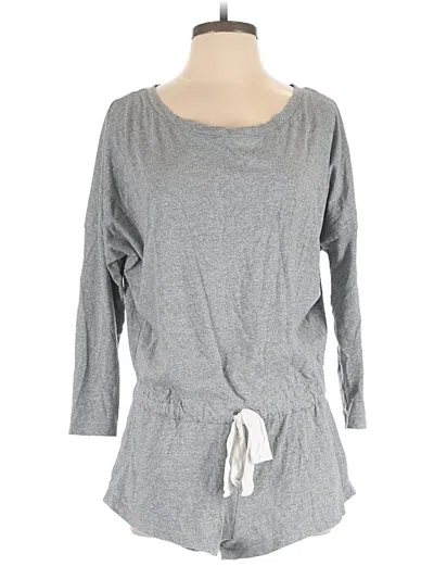 Pre-owned Eberjey Romper In Gray