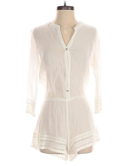 Pre-owned Eberjey Romper In White