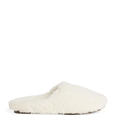 EBERJEY FAUX SHEARLING SLIPPERS