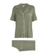 Eberjey Gisele Shortie Pajama Set In Green