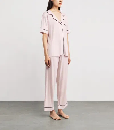 Eberjey Short-sleeve Gisele Pyjama Set In Multi