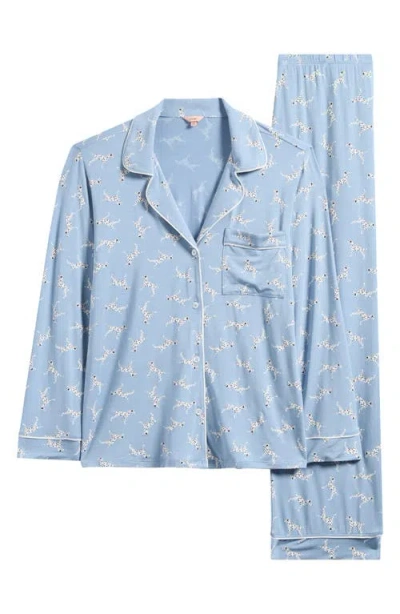 EBERJEY EBERJEY SLEEP CHIC JERSEY KNIT PAJAMAS