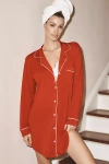 Eberjey Sleep Shirt In Red