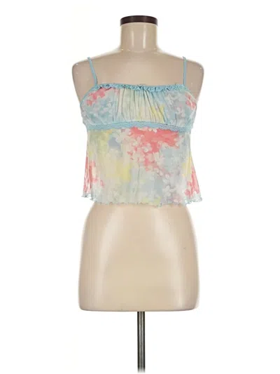 Pre-owned Eberjey Sleeveless Blouse In Teal