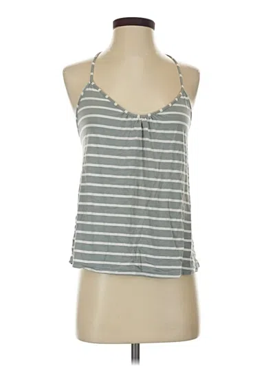Pre-owned Eberjey Sleeveless Top Gray Halter Neckline Tops