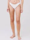 Eberjey So Solid Annia Bikini Bottom In Ecru In White