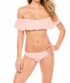 Eberjey So Solid Coco Bikini Bottom In Rosepuff In Pink