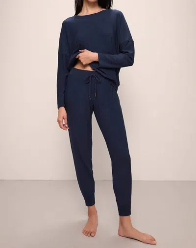 Eberjey Softest Sweats Jogger In Navy