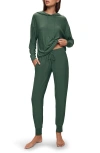 Eberjey Softest Sweats Joggers In Spruce