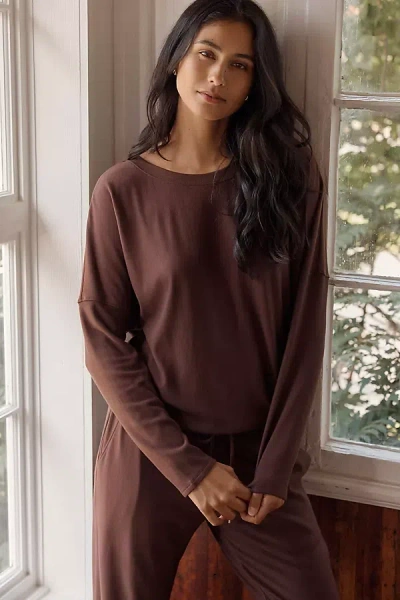 Eberjey Softest Sweats Pullover In Red