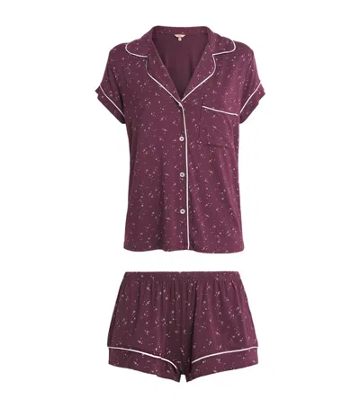 Eberjey Star Print Frida Short Pyjama Set In Purple