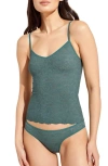 Eberjey Stretch Lace Camisole In Agave