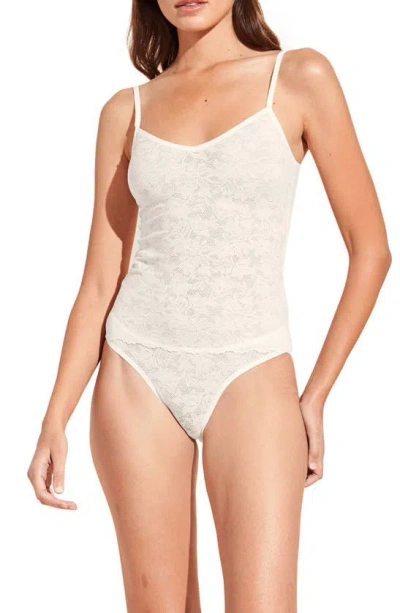 Eberjey Stretch Lace Camisole In Ivory