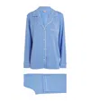 Eberjey Stretch-modal Gisele Pyjama Set In Blue