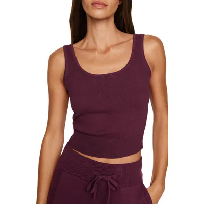 Eberjey Sweater Knit Tank In Purple