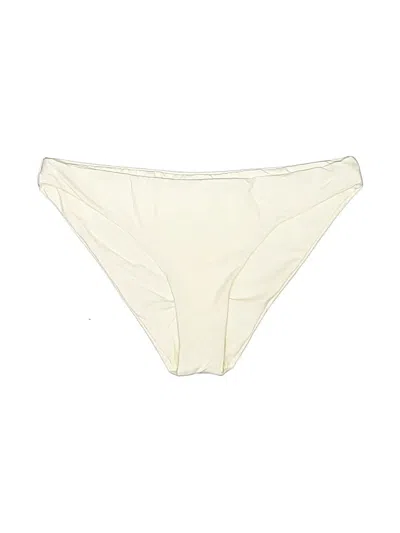 Pre-owned Eberjey Swimsuit Bottoms In Ivory