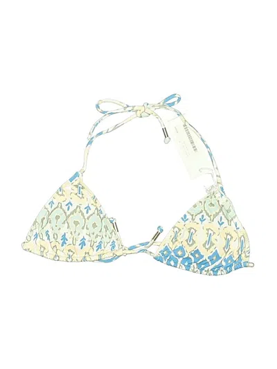 Pre-owned Eberjey Swimsuit Top Blue Swimwear