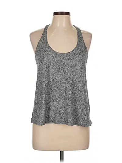 Pre-owned Eberjey Tank Top Gray Halter Neckline Tops