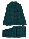 Eberjey Tartan-print Pyjama Set In Green