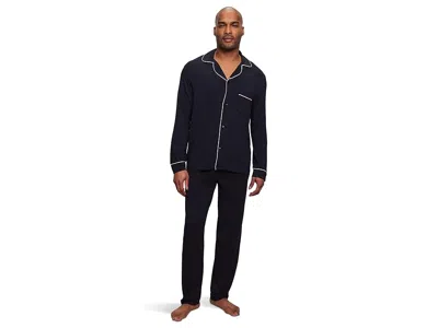 Eberjey The William Modal Long Pj Set In Black