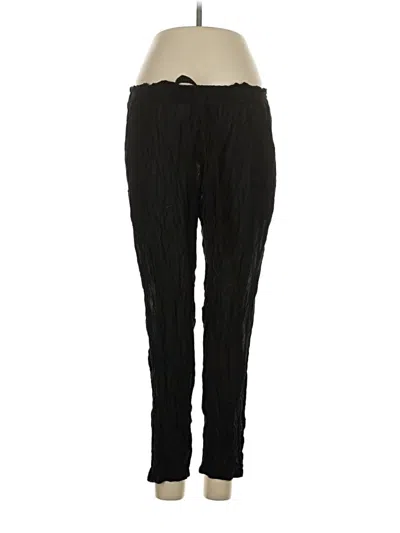 Pre-owned Eberjey Track Pants In Black