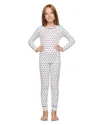 Eberjey Unisex Printed Long Sleeve Pj Set - Little Kid, Big Kid In Multi