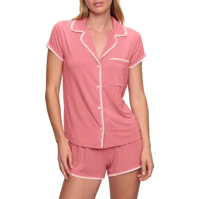 EBERJEY EBERJEY WHIPSTITCH JERSEY SHORT PAJAMAS
