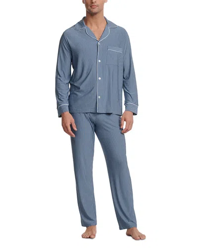 Eberjey William Pajama Set In Blue