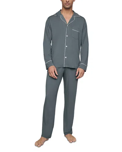 Eberjey William Pajama Set In Blue