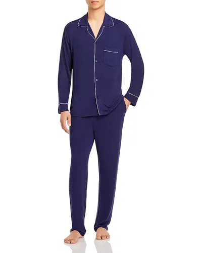 Eberjey William Pajama Set In Blue