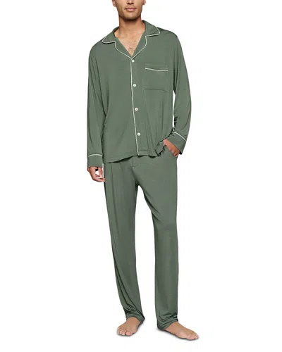 Eberjey William Pajama Set In Green