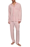 Eberjey William Print Stretch Tencel® Modal Pajamas In Pink