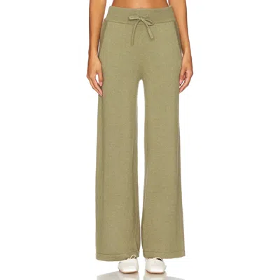 Eberjey Women's  Recycled Pants Moss Slinky Knit High-rise Drawstring Waist Ddr2092 In Green