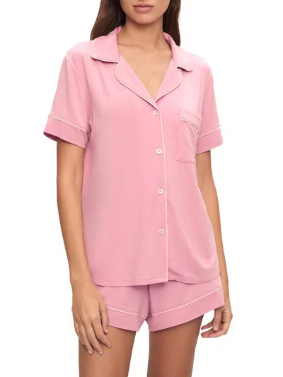 Eberjey Women's Gisele Relaxed 2-piece Pajama Set In Pink