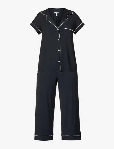 Eberjey Womens Black Sorbet Gisele Stretch-jersey Pyjama Set