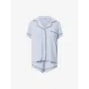 Eberjey Womens  Gisele Relaxed Short Modal-jersey Pyjama Set In Blue