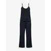 Eberjey Womens Gisele Relaxed Modal-jersey Pyjama Set Black In Black