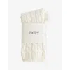 Eberjey Cozy Cable-knit Crew Socks In White