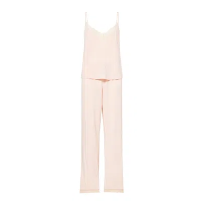 EBERJEY WOMENS TEA ROSE KARI CAMI MODAL-JERSEY PYJAMA SET XS