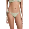Eberjey Womens Textured Nylon Swim Bottom Separates In Multi