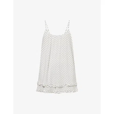 Eberjey Womens Tide Dot Ivory Gisele Printed Stretch-woven Pyjama Set In Multi